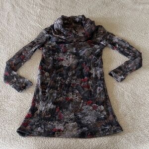 My Pretty Angel Sheer Floral Mesh Mini Dress Medium